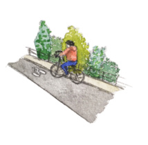 Une ville verte et apaisée