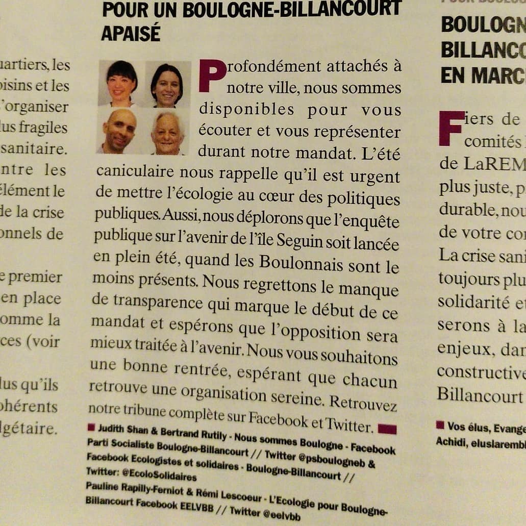 La tribune que vous ne lirez pas dans le BBI