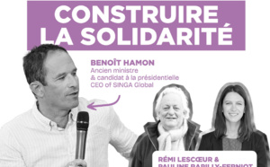 Conférence avec Benoit Hamon sur l'accueil et la solidarité